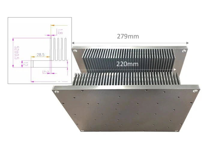 Extruded Aluminum Heat Sink